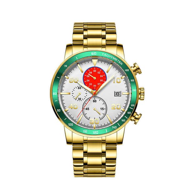 

multifunction watch u1 automatic mechanical waterproof stainless steel watch montre de luxe, Slivery;brown