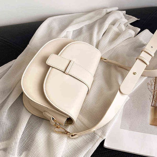 

evening bags branded trendy pu leather saddle crossbody shoulder bag for women 2022 spring and summer small cute handbags purses 220517