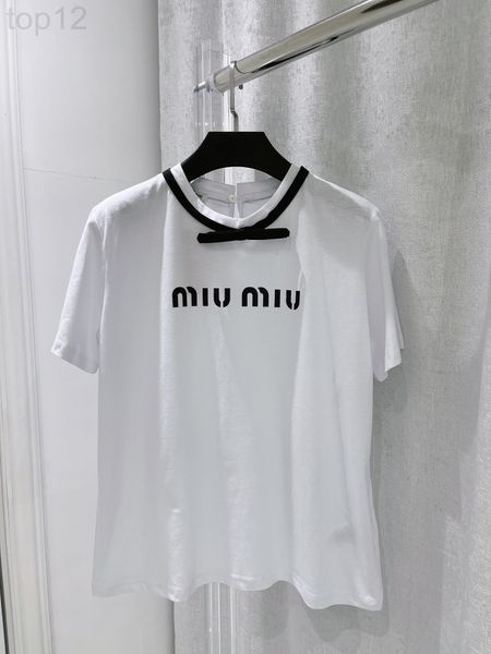 

women's t-shirt designer chaopai 22 early spring new minority design ten bundles of bows round neck short sleeve t-shirt women's c, White
