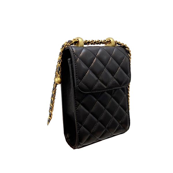 

shoulder bag soft delicate texture chain small metal ball pendant decoration looks particularly naughty adjustable length small body large c