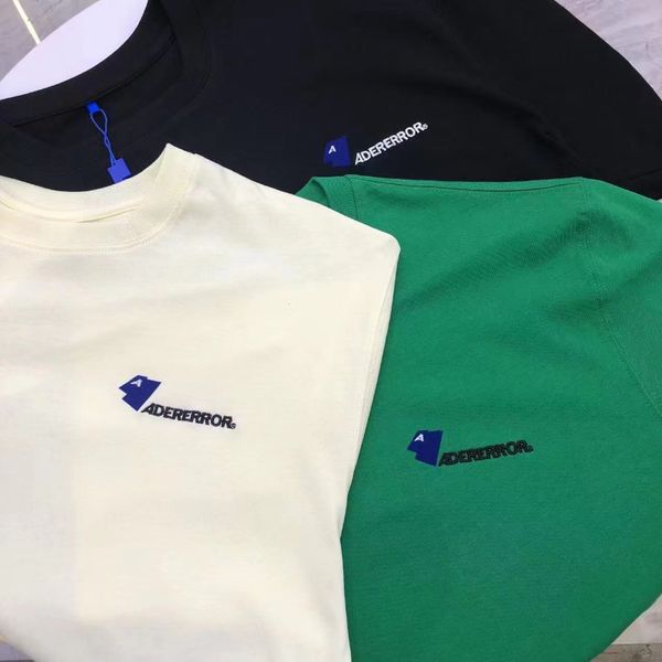 

oversize t-shirt small logo embroidery men women tee t shirts, White;black