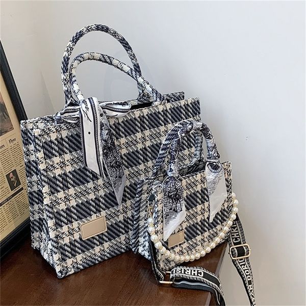 

large female new fashion silk scarf women's pearl chain one messenger tote purses outlet online