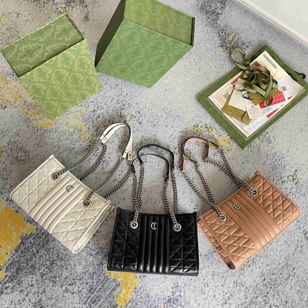 

2022 new shoulder bag marmont fashion designer womens classic genuine leather large capacity chain handbag tote bag