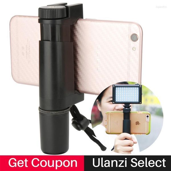 ULANZI Handheld Telefone Tripod Mount Holder Video Grip com sapato de prenda de 1/4 