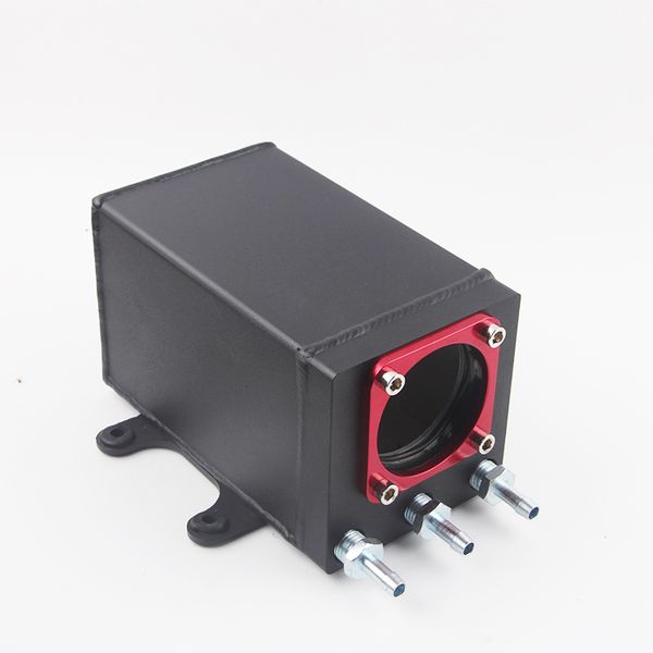 

auto 60mm single port external 044 fuel pump tank racing billet aluminium fitting oil catch can