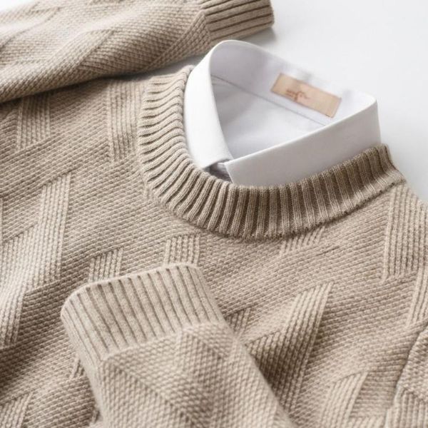 Maglioni maschili spessi maschere per pullover in cashmere maschere autunno inverno inverno intrecciato jumper hombre tostare homme a maglia maglione di maglioni di maglioni