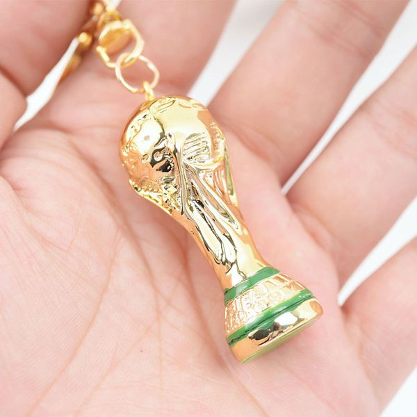 

world cup cup trophy keychain hanging souvenir decoration alloy handicraft pendant football award display