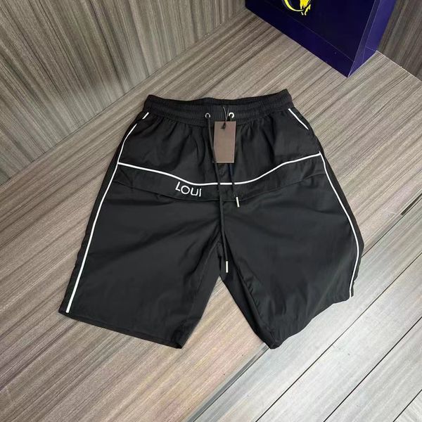 

summer mens shorts designers fashion board short gym mesh sportswear quick drying swimwear printing man clothing swim beach pants, White;black
