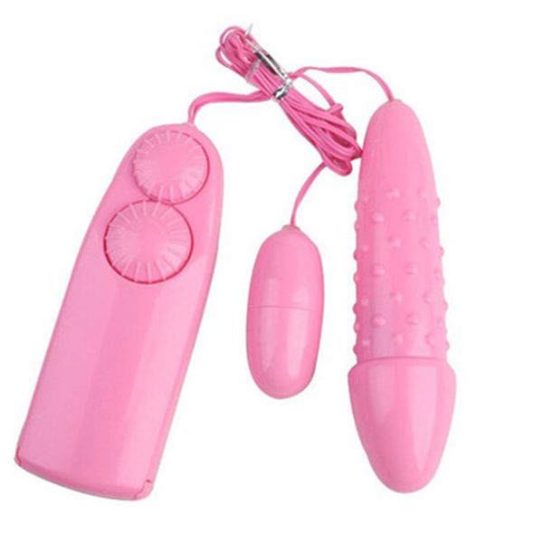 Vibratoren-Eier mit einstellbarer Vibrationsgeschwindigkeit, Doppelschalter, Liebes-Ei zur G-Punkt-Stimulation und Vagina-Massage, männliches und weibliches Masturbations-Sexspielzeug