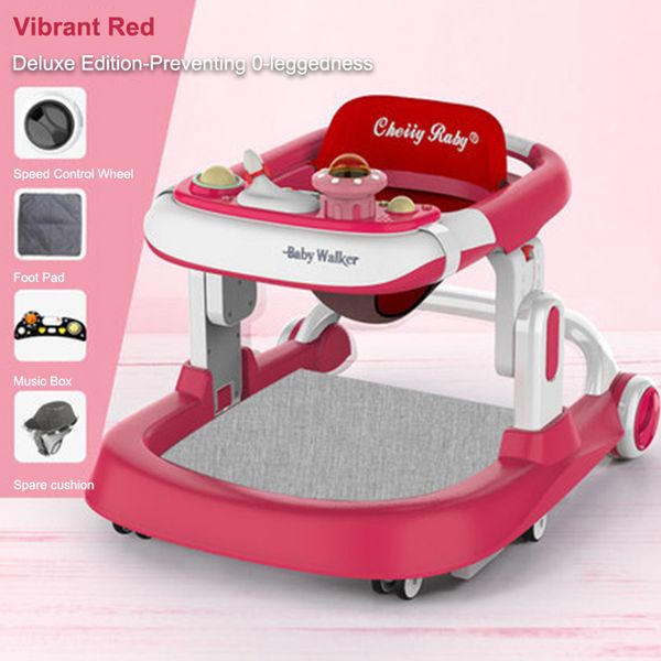 

baby walker with wheel boys baby walk learning anti rollover foldable girl multifunctional seat car pushchair