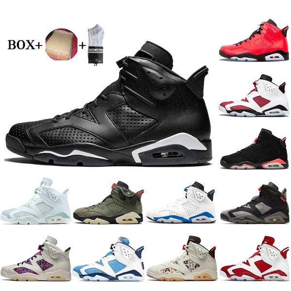 

jumpman 6 6s oreo mens basketball shoes midnight navy maroon mint foam british khaki triple black infrared white electric green carmine geor