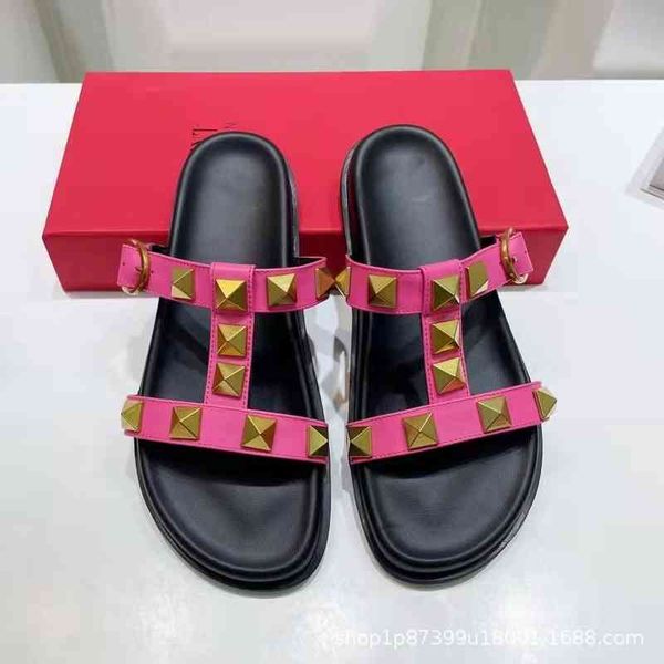 

slippers trample on shit feeling slippers female summer home non slip bathroom bath couple thick bottom men's sandals simplicity, Black