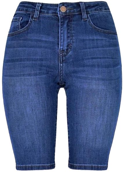 

women's bermuda denim shorts skinny stretch short jeans 11nk#, White;black