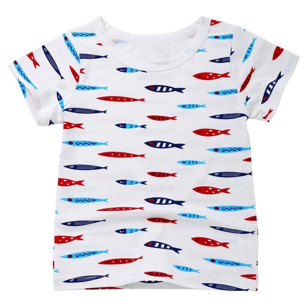

t-shirts brand children's wear boys and babies summer burned cotton short sleeve t-shirtst-shirts, Blue