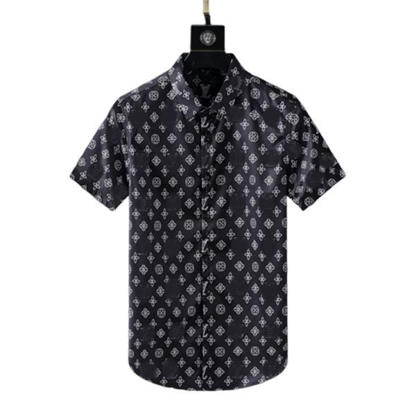 

2022 luxury designer men's shirts fashion casual business social and cocktail shirt brand spring autumn slimming the most fashionable c, White;black