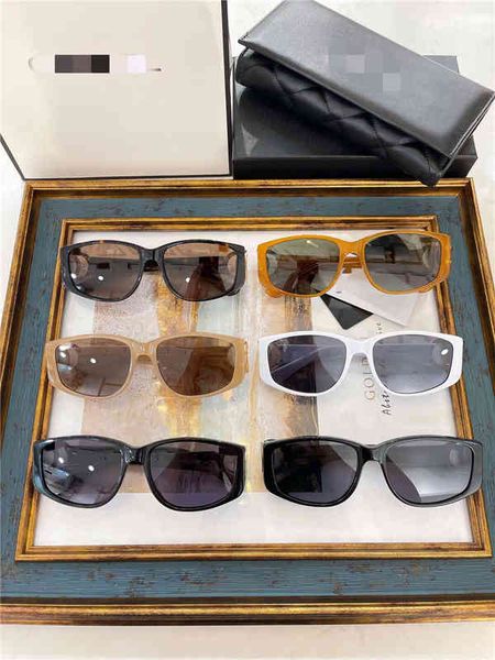 

sunglasses ss xiaoxiangfeng net red same ch5589 large label personalized fashion sunglasses women, White;black