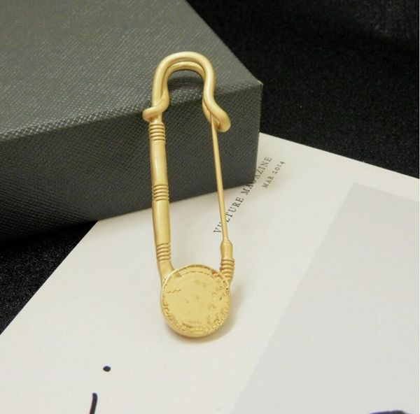 

selling european and american styles of human avatar brooches diamond brooch clothes all-match fashion gold net red accessories women, Gray
