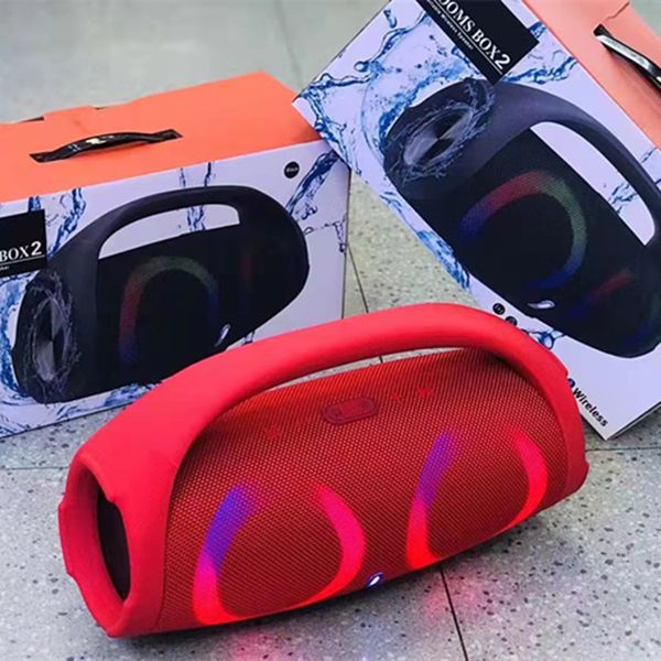 

boombox rgb light bluetooth speaker wireless speakers stereo soundbox subwoofers loudspeaker outdoor handsmusic party with retail package