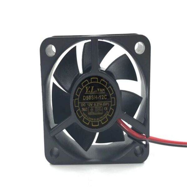 Ventilador por atacado: D50sh-12C DC12V 0.27A 5020 5cm fã de refrigeração de dois fios