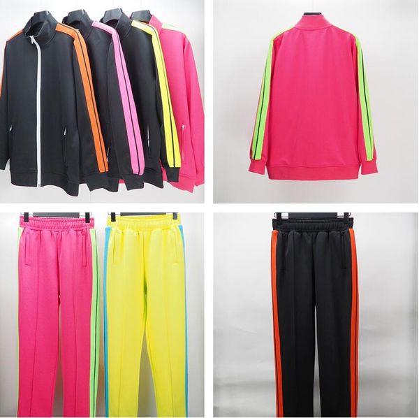 

mans and women tracksuit sweat suit palmes womens sports casual jackets jogger outer garment pants set mens jacket sporting angels suits, Gray