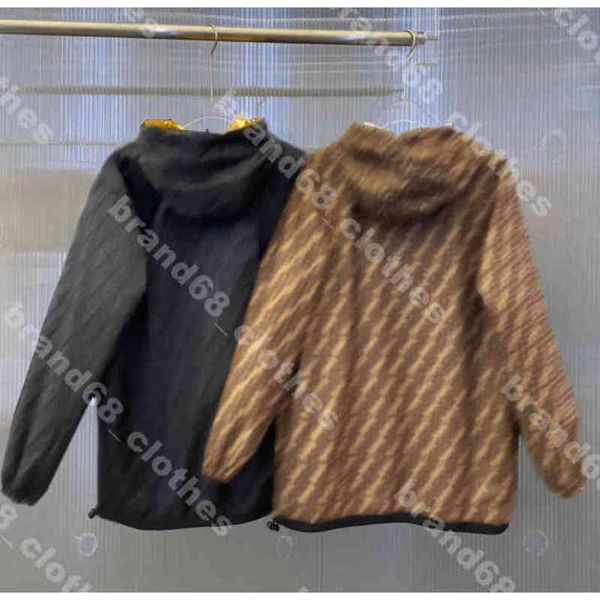 

designer women reversible clothes hooded coats long sleeves zip jackets f..ndi brand logo print star street style girls clothing hoodies ca, Black;brown