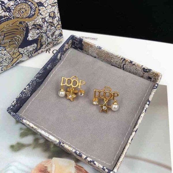 

2022 factory wholesale new earrings women's creative tassel light luxury high sense versatile dijia small fragrance ear clip, Golden