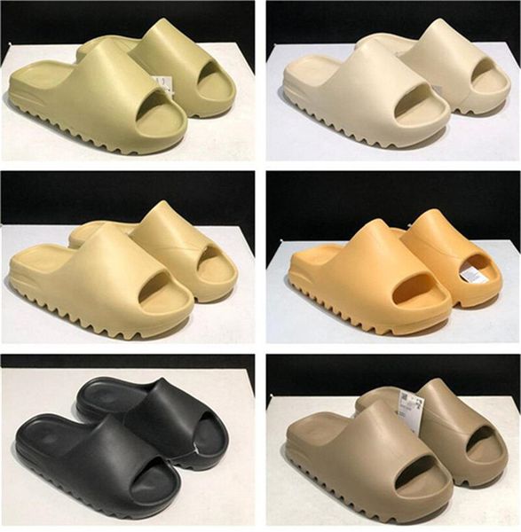 

foam runner slipper stone sage vermilion moon grey mx cream clay men women slides grey onyx ochre bone pure earth brown soot flat beach sand, Black