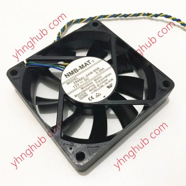 FANGLI FREDIFICI NMB-MAT 2806KL-04W-B56 C02 DC 12V 0.28A 4-WIRE 70x70x15mm Server Raffreddamento Fanfan