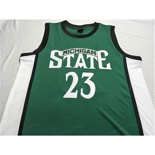 Nikivip Custom JASON RICHARDSON #23 College Basketball Jersey Men's Stitched Green Any Size 2XS-5XL Name and Number Top Quality Jerseys