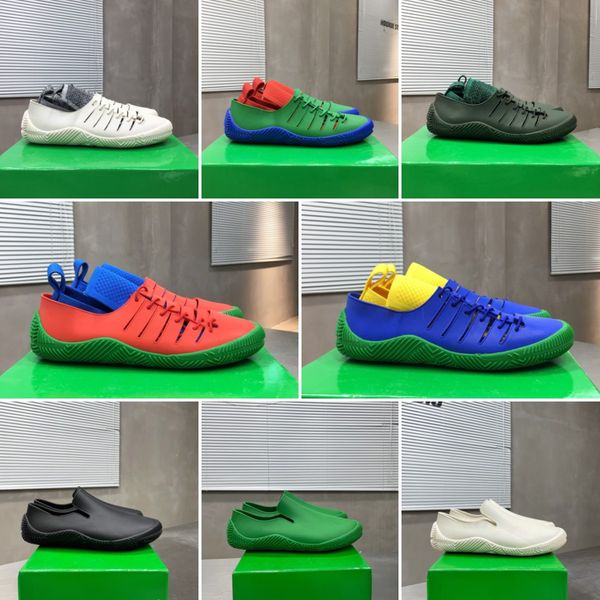 

2022 new climber pvc rubber lace-up sneakers shoes electro-optic rope grass yellow field green cobalt blue womens non-slip and wear-resistan, Black