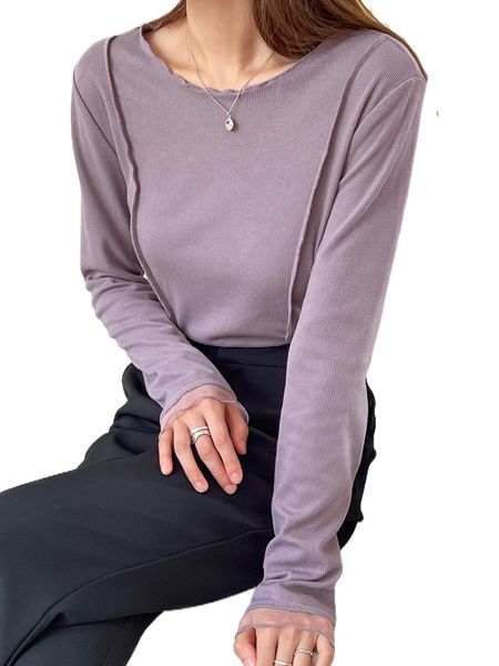 

dazy solid lettuce trim tee m7vy#, White