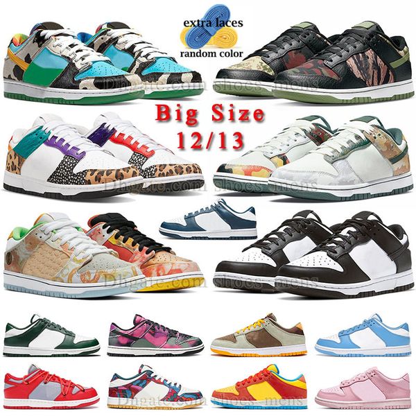 

shoes running patta mens low running dunkies patchwork valerian blue animal tiger multi camo graffiti black white panda designer sneakers ch