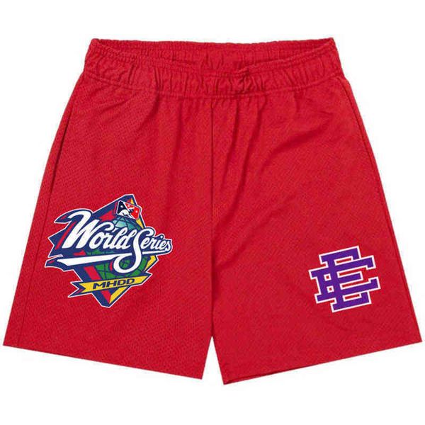 

fashion luxury ee brand loose shorts casual eric emanuel designer fitness sports mesh short breathable summer baseball major league basketba, White;black