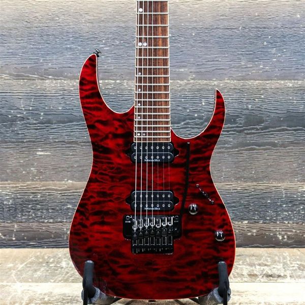 

rg927qmz premium line red desert 7-string electric guitar258f