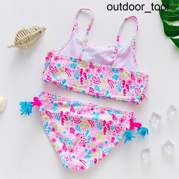 

new 2021 girl swimsuit two pieces girls swimwear kids swimwear ruffle style swimming suit for teenager girl