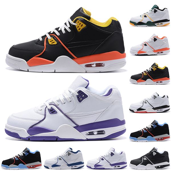 

fashion flight 89 basketball shoes men 89s white court purple raygun rucker park seattle supersonics true blue mens trainers athletic sports, White;red