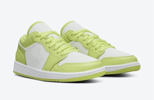 

brand shoes 1 low limelight dh9619-103 basketball mens womens 1s summit white outdoor sports sneakers size eu36-46