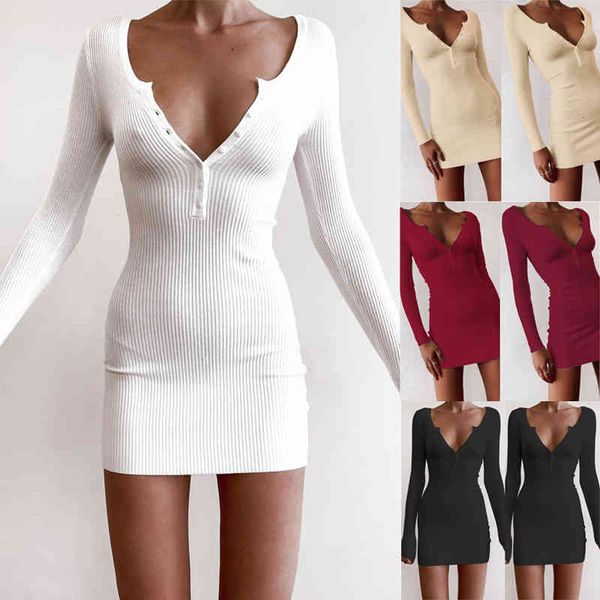

casual dresses dress split breasted slim long sleeve sweater girl 6tkv, Black;gray
