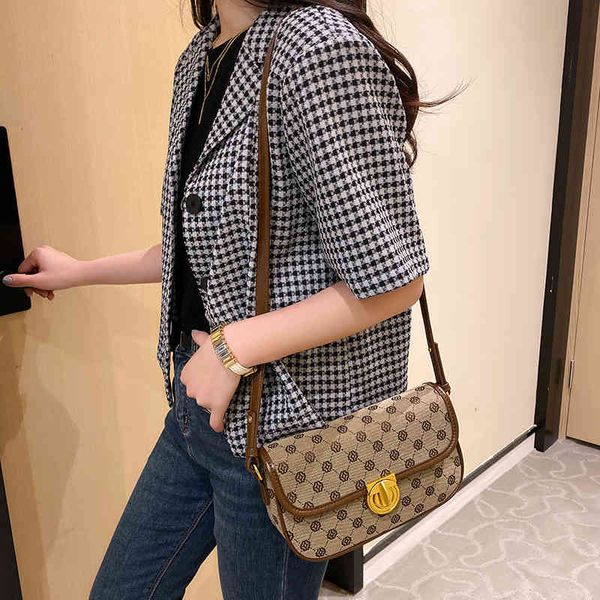 

outlet 2022 spring and summer new light luxury commuter bag h-held shoulder bag versatile, minority underarm women