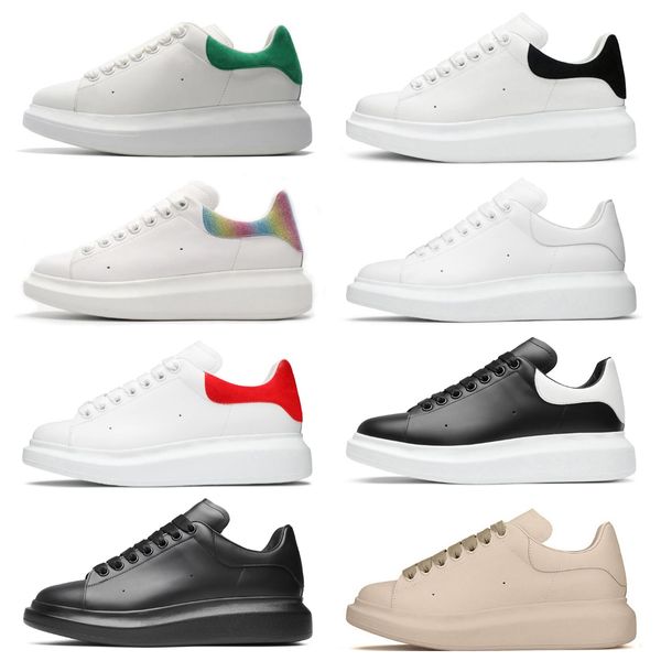 Top qualità 2023 Designer bianco nero scarpe classiche in pelle scamosciata di velluto da donna appartamenti piattaforma sneaker oversize da uomo mens espadrillas suola piatta sneakers