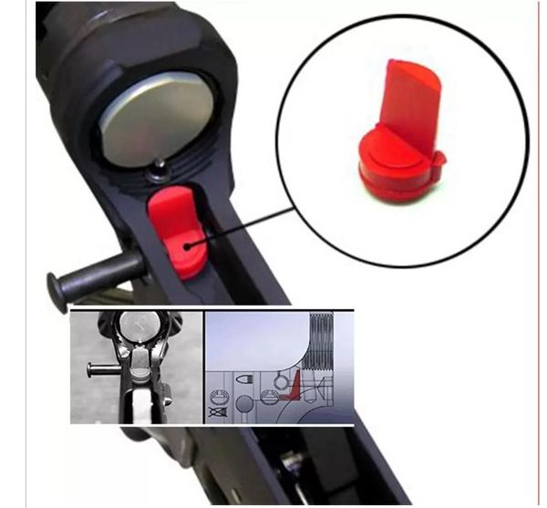 

5pcs/bag wedge receiver buffer rubber portable hunting accessories for hunting.cx