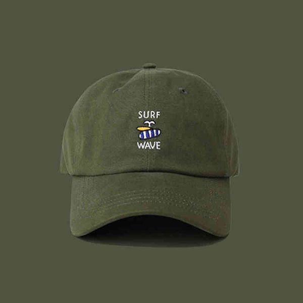 

foux baseball caps women men summer wave letter cartoon embroidery snapback hat designer cotton adjustable colorful korean style, Blue;gray