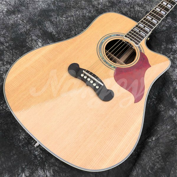 

cutaway solid spruce songwriter acoustic guitar rosewood back and sides guitarra