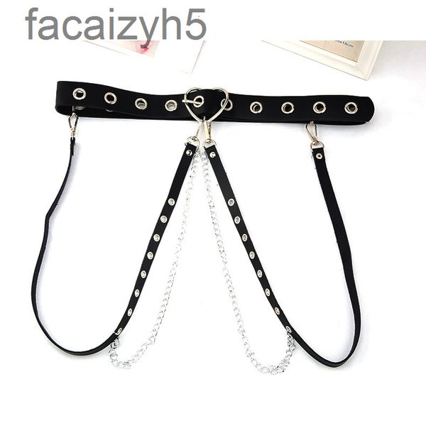 

belts designer belt[]harajuku dark girl punk gothic style love buckle belt decoration jk waist chain strap cool7e4d2020, Black;brown