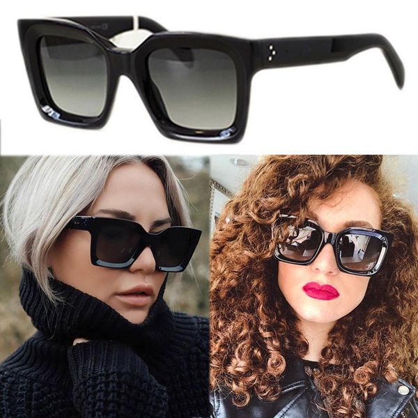 

womens fashion sunglasses 40130 classic simple square frame ladies shopping casual sunglasses black personality trend driving anti-uv400 wit, White;black