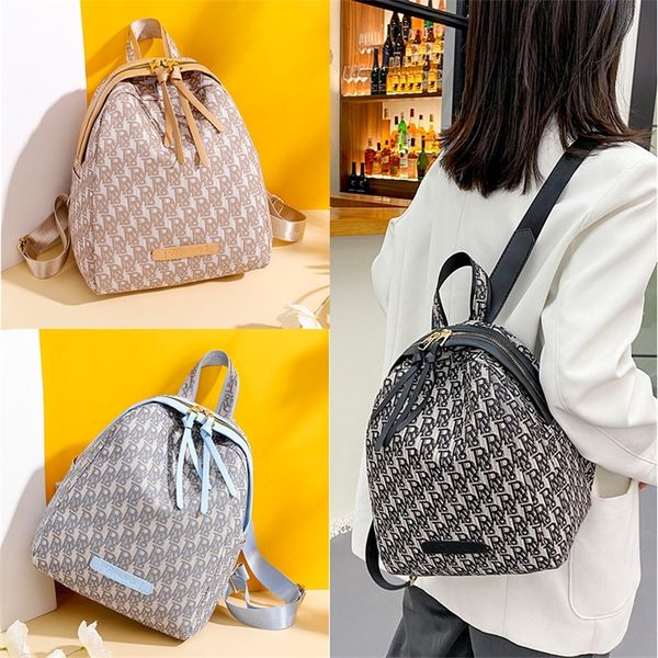 

double female fashion single messenger printed backpack leisure travel large capacity schoolbag 90% off shop clearance