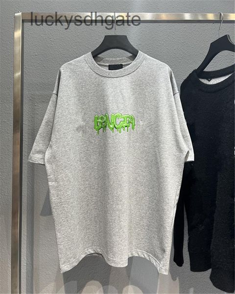 

designer bal t shirt and shirts 22ss spring summer new genuine graffiti english alphabet printed couple paris casual short sleeve t-shirt, White;black