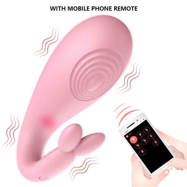 8 velocità Vibratori color caramella APP Telefono cellulare Controllo wireless Anale G-spot Uovo vibrante Dildo Giochi per adulti Giocattoli sexy per le donne