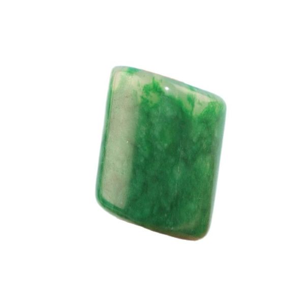 

china natural jades fingerstall green thumb ring, Silver