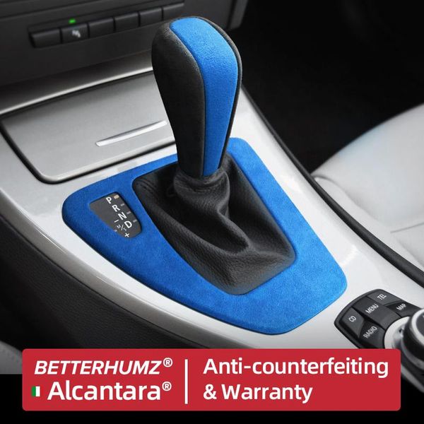 Altri accessori interni BetterHumz Alcantara Coperchio del cambio Manicotto di protezione della maniglia per E90 E92 E93 2005-2012 Car Styling Modificato RHD